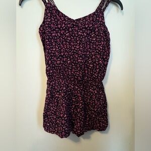 American Eagle Floral Sleeveless romper xxs